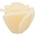 CANDLE ROOS IVORY 14X12CM