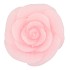 CANDLE ROOS WHITE PINK 14X12CM