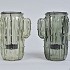 WINDLICHT GLAS CACTUS 12X8X16CM ASS P/1