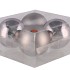 GLASS BALL TITAN GREY 100MM P/4 NM