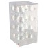 GLASS BALL CLEAR PEARL 80MM P/16