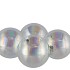 GLASS BALL CLEAR PEARL 100MM P/4