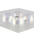 GLASS BALL CLEAR PEARL 100MM P/4