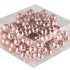 GLASS BALL SMOKEY ROSE 25MM P/144