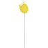EASTER STICK KIEVITEI+VEREN GEEL O/STK 6X4+55CM P/25