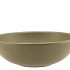 VINCI ARMY GREEN BOWL LOW 25X8CM