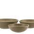 VINCI ARMY GREEN BOWL LOW 30X9CM
