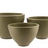 VINCI ARMY GREEN BOWL 23X15CM