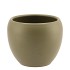 VINCI ARMY GREEN FLOWER POT 14X11CM