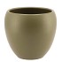 VINCI ARMY GREEN FLOWER POT 17X15CM