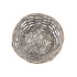 WICKER BOWL BASKET ROUND GREY 19X9CM