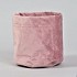 VELOURS PLANTBAG OLD PINK 12X13CM