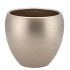 VINCI CHAMPAGNE FLOWER POT 17X15CM