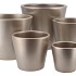 VINCI CHAMPAGNE CONTAINER POT 12X10CM
