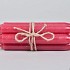 CROWN CANDLES ROSE RED P/7 2X17CM