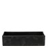 MELAMINE GREY BOWL RECTANGLE 20X10X5CM