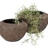 BALI INDONESIAN GREY BOWL D20X13CM
