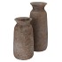 BALI INDONESIAN GREY VASE 16X30CM