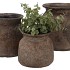 BALI INDONESIAN GREY JUG 17X16CM