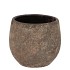 BALI INDONESIAN GREY POT 16X14CM