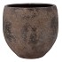 BALI INDONESIAN GREY POT 35X32CM