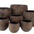 BALI INDONESIAN GREY POT 35X32CM