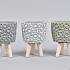 POT OP VOET RING BASIC 11X15CM ASSORTI PER STUK