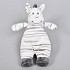 ZAZA-ZOO ZEBRA RAMMELAAR  KNUFFEL 23X11X7CM