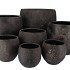 BALI BLACK COAL POT 20X18CM