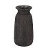 BALI BLACK COAL VASE 16X30CM