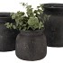 BALI BLACK COAL JUG 17X16CM