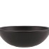 VINCI MATT BLACK BOWL LOW 20X7CM