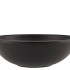 VINCI MATT BLACK BOWL LOW 25X8CM