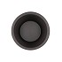 VINCI MATT BLACK CONTAINER POT 12X10CM NM
