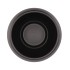 VINCI MATT BLACK FLOWER POT 17X15CM