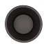 VINCI MATT BLACK CONTAINER POT 21X19CM