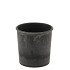 MELAMINE GREY POT 11X8X11CM