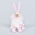 KONIJN FLUFFY BENGEL BEEN WIT 6X28CM