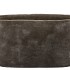 IRON STONE GREY OVAL POT 44X16X25CM