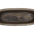 IRON STONE GREY OVAL POT 44X16X25CM