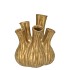 AGLIO GOLD VASE 13X16CM