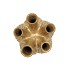 AGLIO GOLD VASE 13X16CM