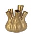 AGLIO GOLD VASE 17X20CM
