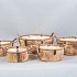 PAULOWNIA HOUT SCHAAL 39X16CM 5DLG