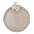CONCRETE BIRD BOWL ROUND 28X5CM