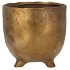 ST TROPEZ GOLD POT 18X17CM