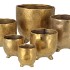 ST TROPEZ GOLD POT 11X11CM