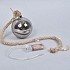 18164 led touw metal silver 10x10x60cm