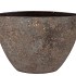 BALI INDONESIAN GREY BOWL OVL 34X16X23CM