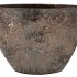 BALI INDONESIAN GREY BOWL OVL 39X19X27CM